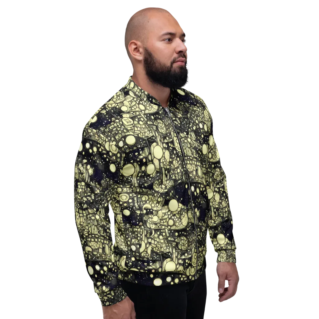 Nocturne Matrix on Bomber Jacket — Right
