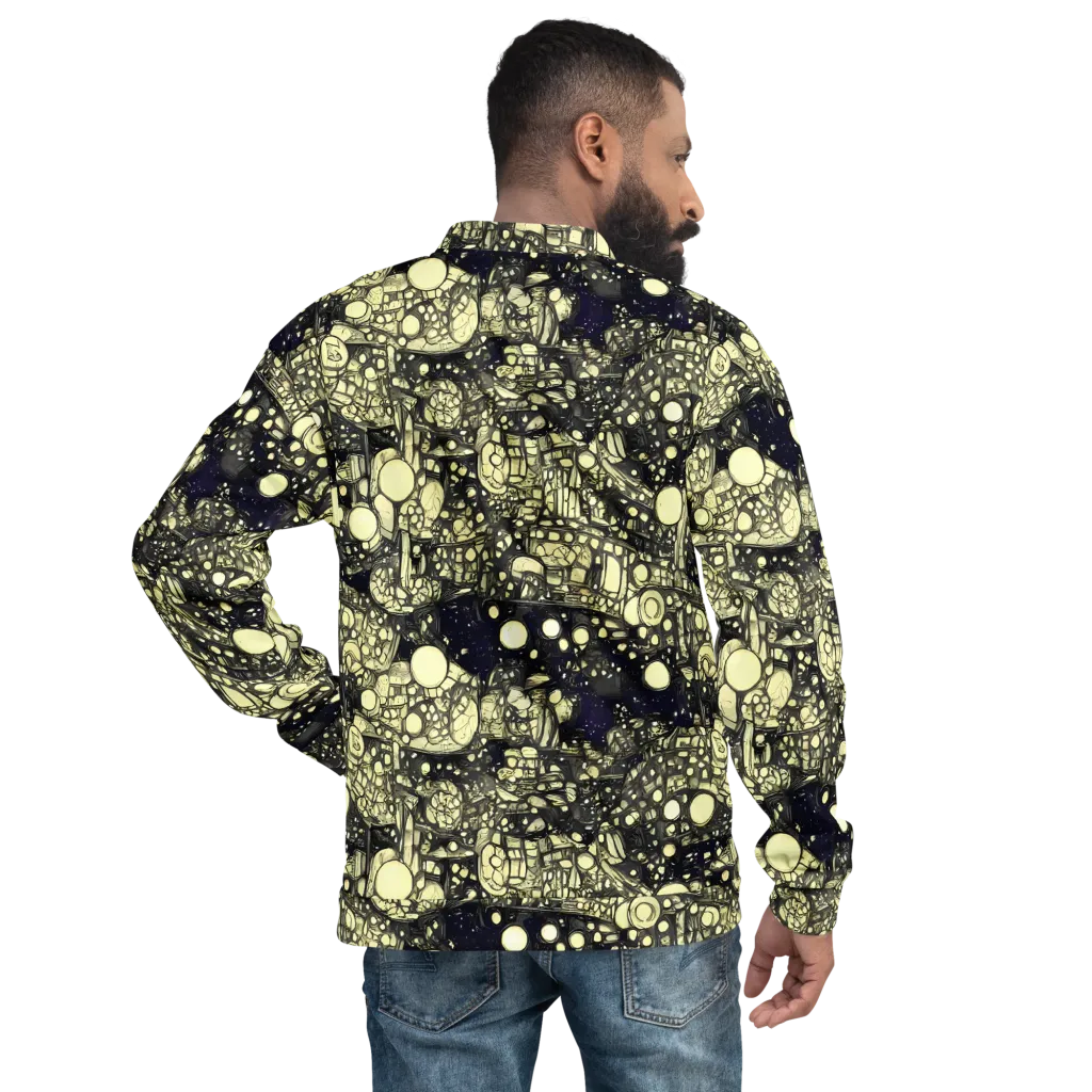 Nocturne Matrix on Bomber Jacket — Back