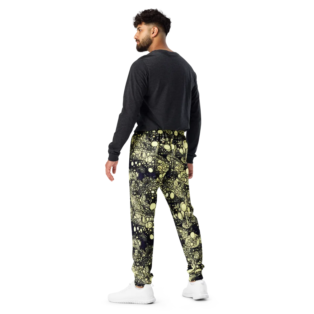 Nocturne Matrix on Men's Joggers — Back