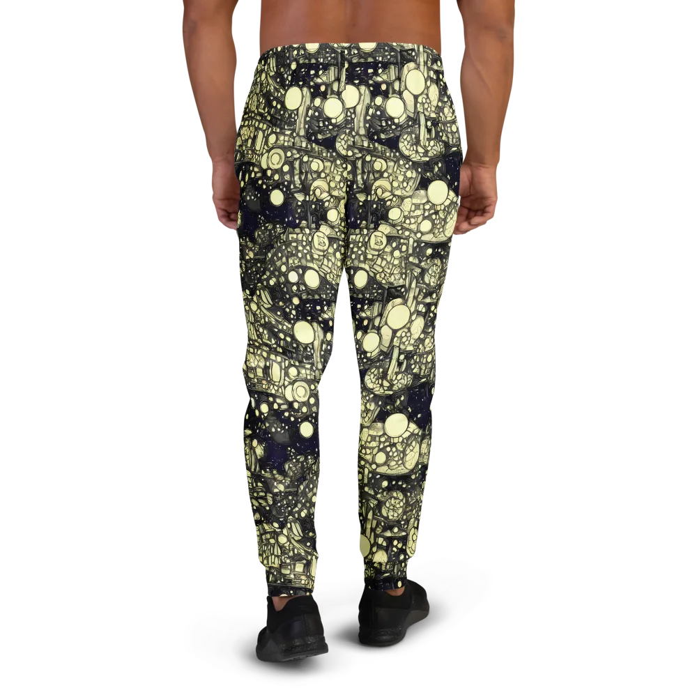 Nocturne Matrix on Men's Joggers — Back