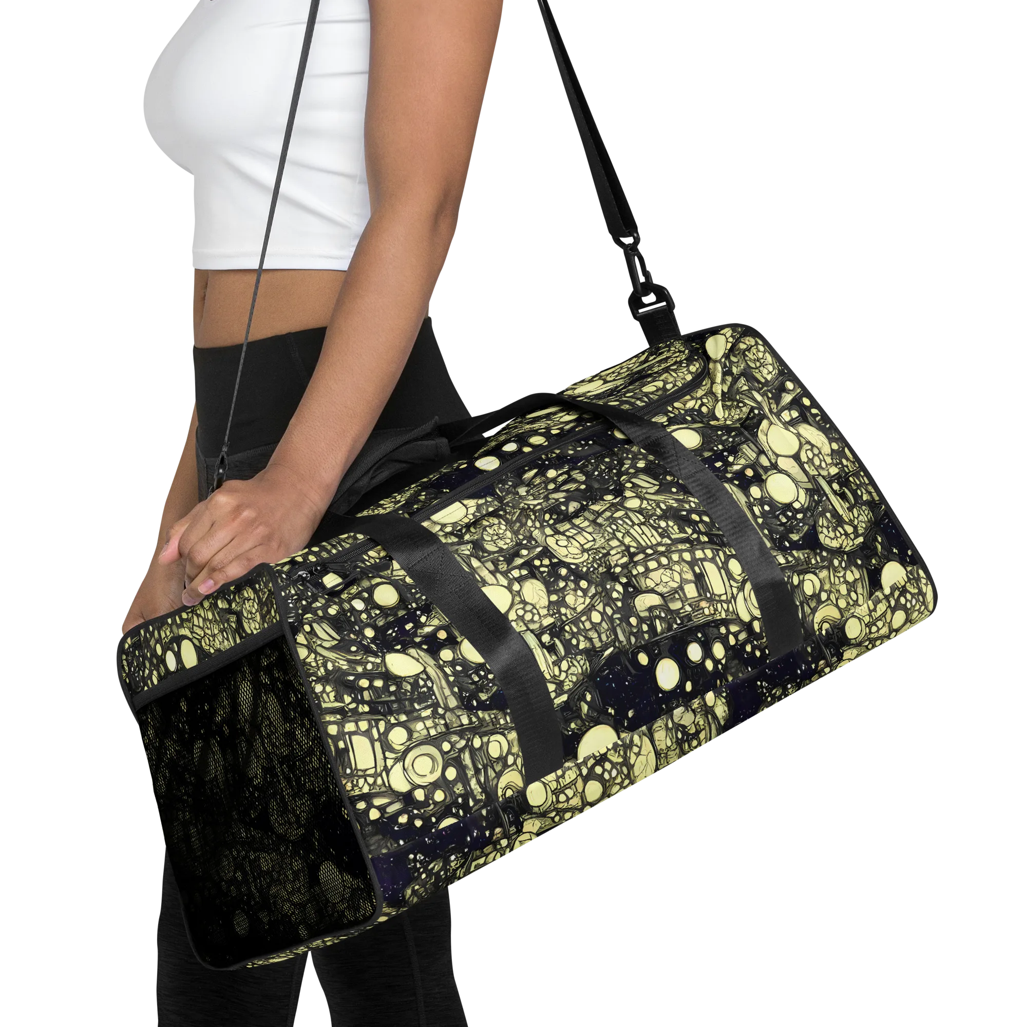 Nocturne Matrix on Duffle Bag — Front