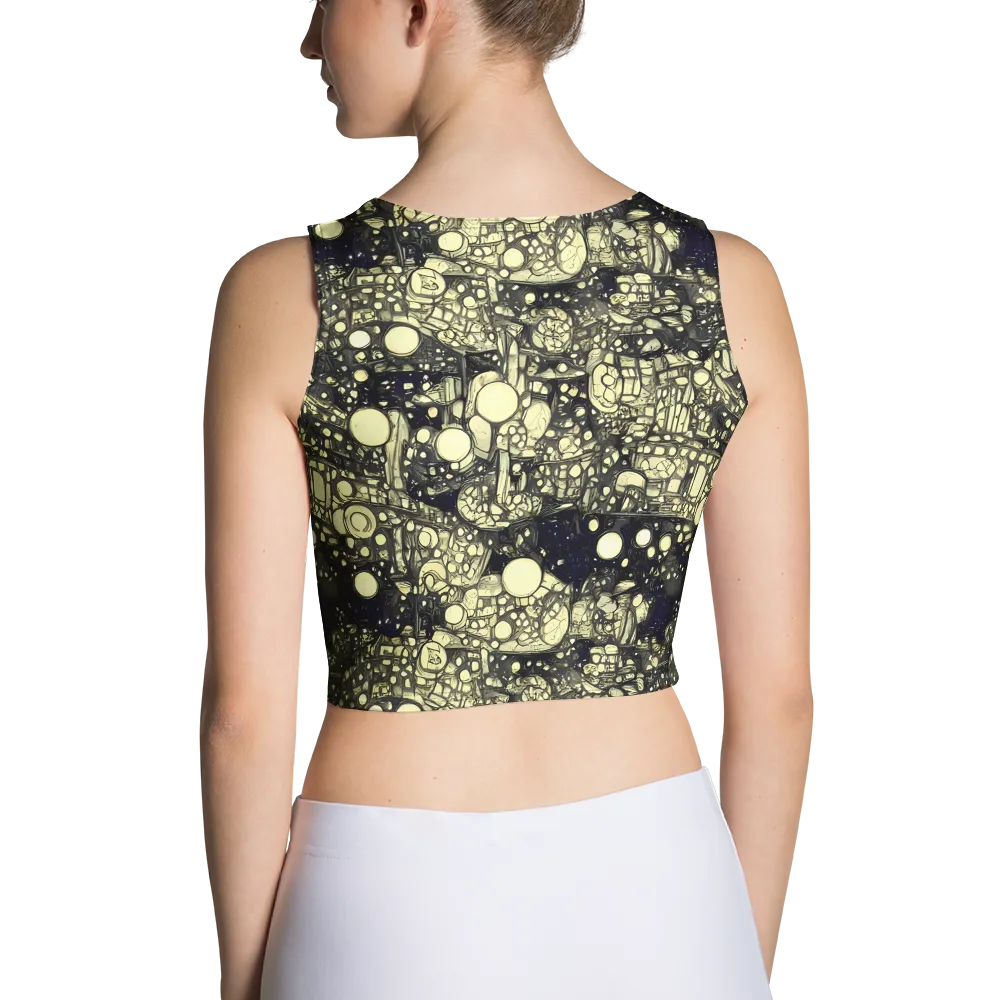 Nocturne Matrix on Crop Top — Back