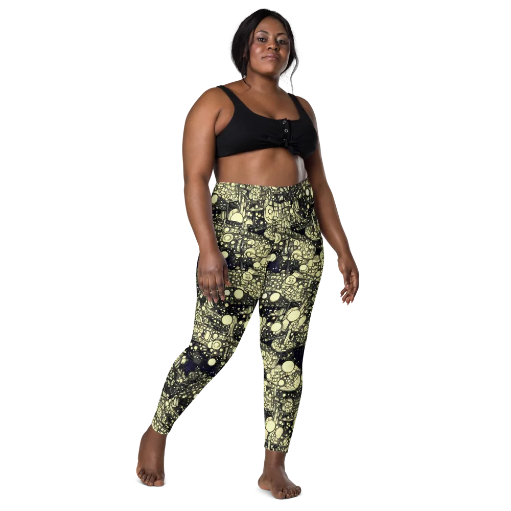 Nocturne Matrix on Leggings with Pockets — Front