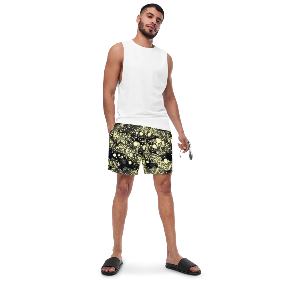 Nocturne Matrix on Swim Trunks — Front