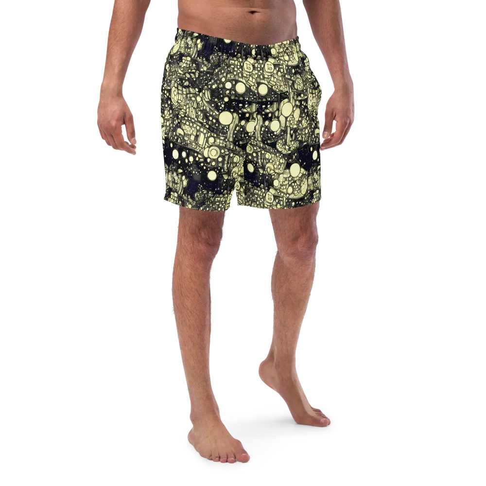 Nocturne Matrix on Swim Trunks — Front