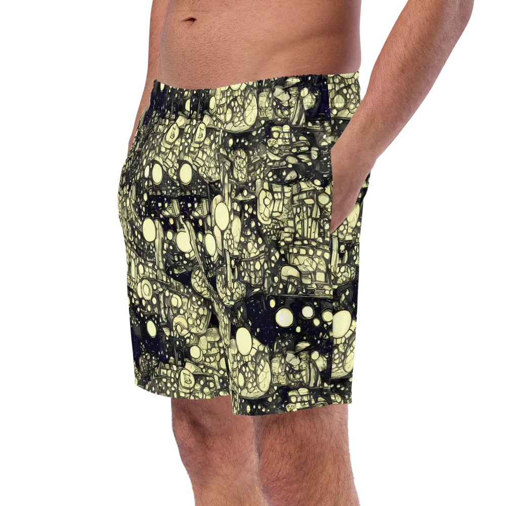 Nocturne Matrix on Swim Trunks — Left Front