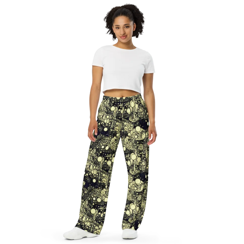 Nocturne Matrix on Wide-Leg Pants — Front