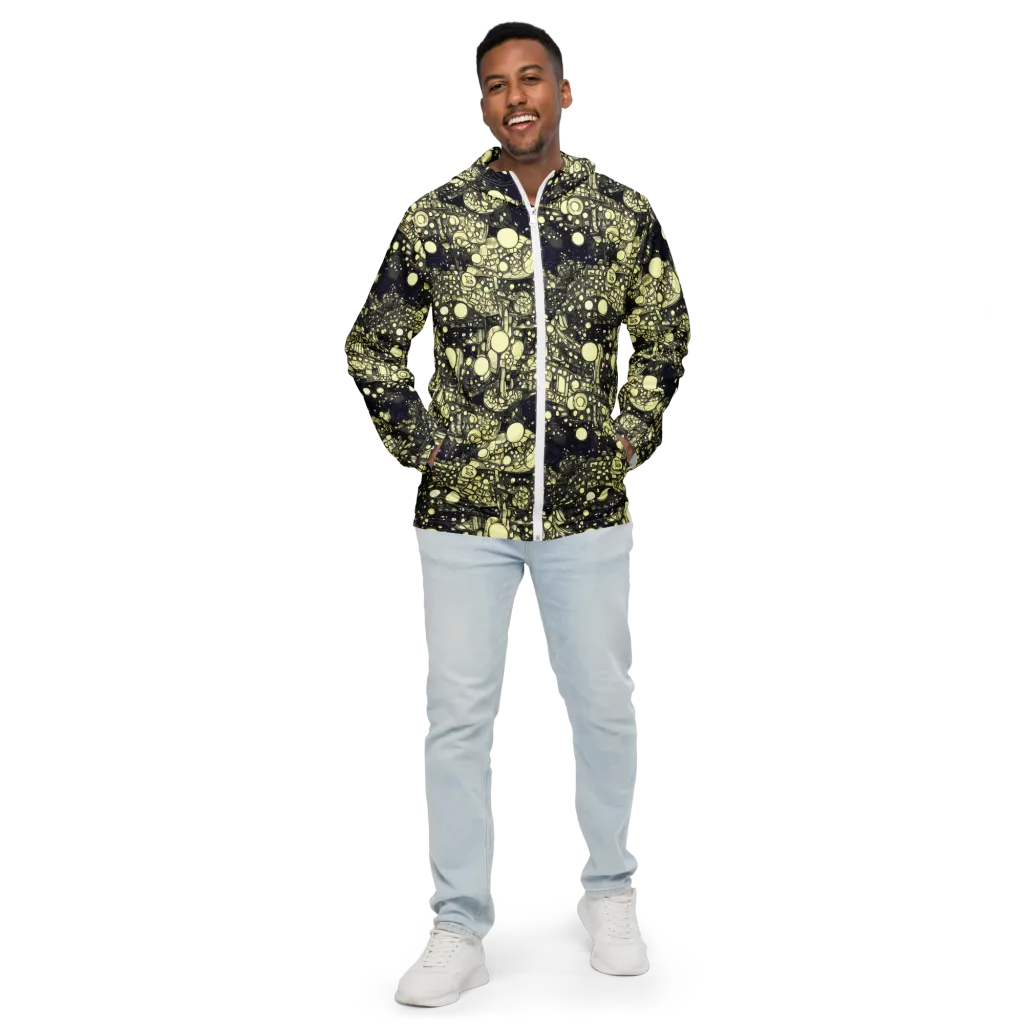 Nocturne Matrix on Men's Windbreaker — Front