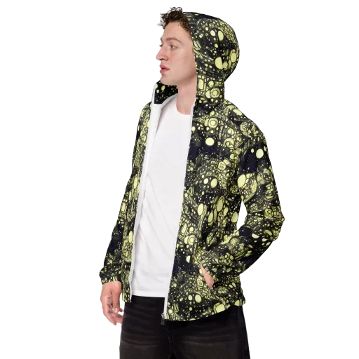 Nocturne Matrix on a Men's Windbreaker