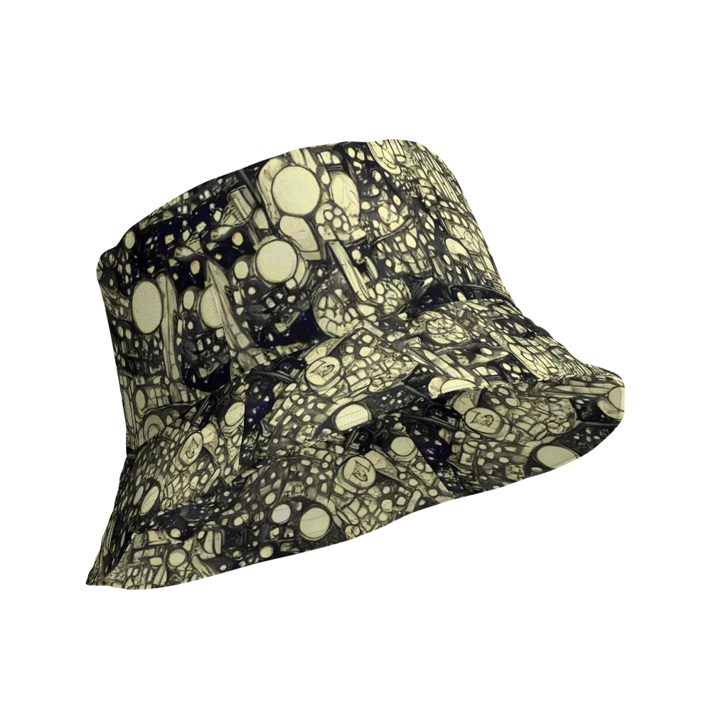 Nocturne Matrix on Reversible Bucket Hat — Product details Outside