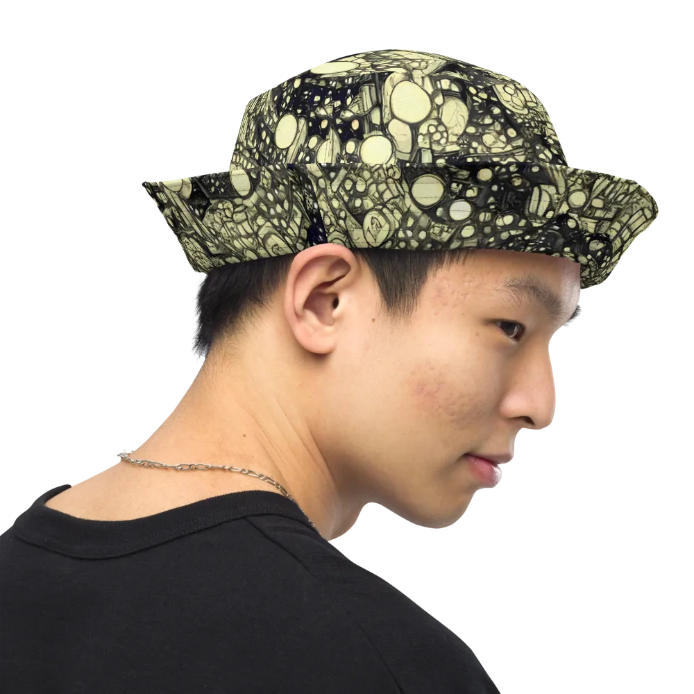 Nocturne Matrix on Reversible Bucket Hat — Right Outside