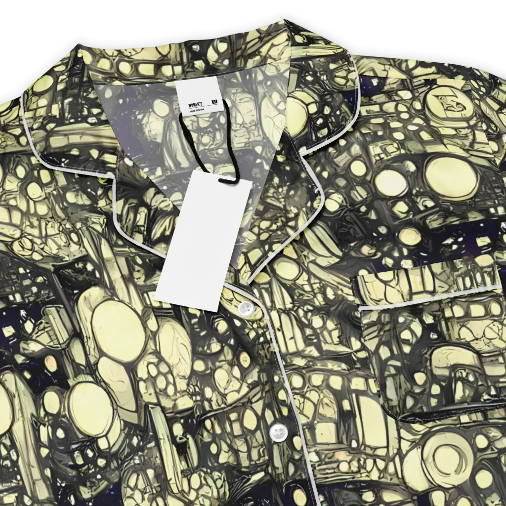 Nocturne Matrix on Women's Short Sleeve Pajama Top — Product details