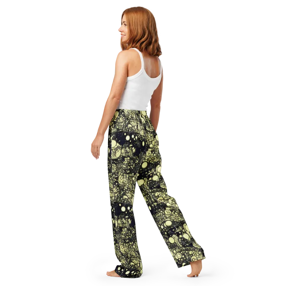 Nocturne Matrix on Women's Pajama Pants — Back