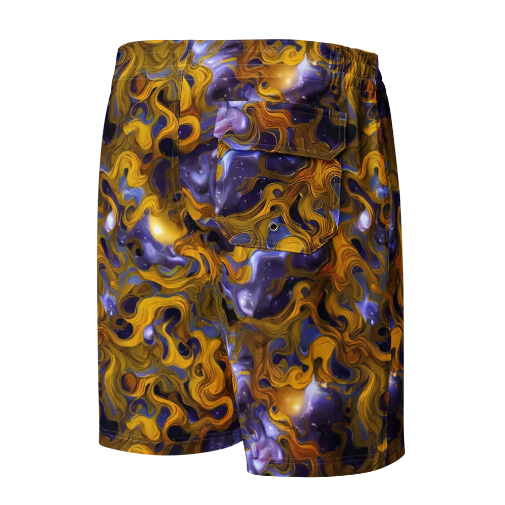 Aurum Eclipse on Men's Board Shorts — Back