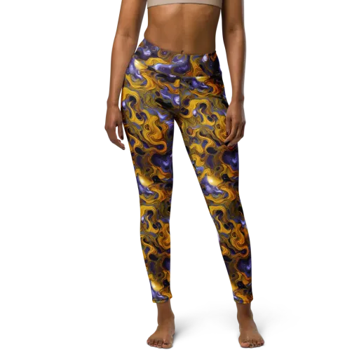 Aurum Eclipse on a Yoga Leggings