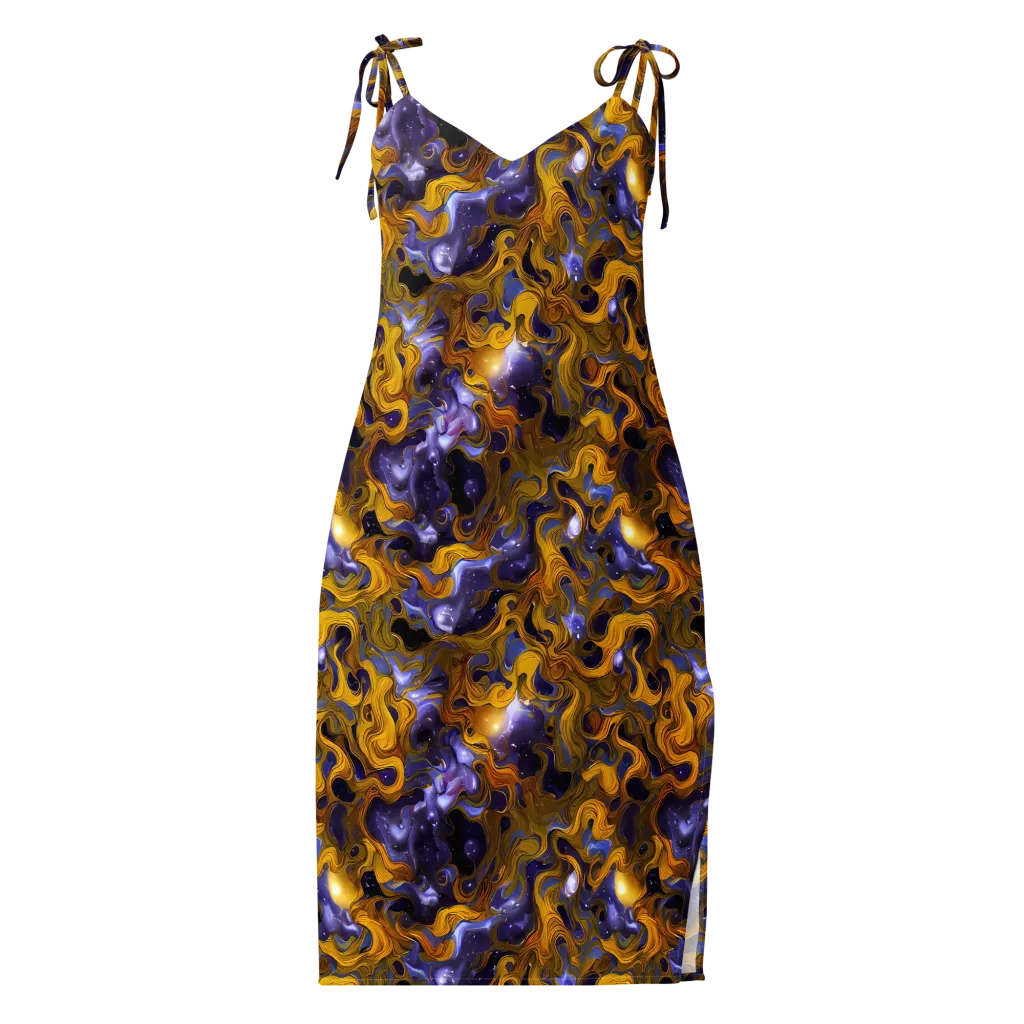 Aurum Eclipse on Slip Dress — Front