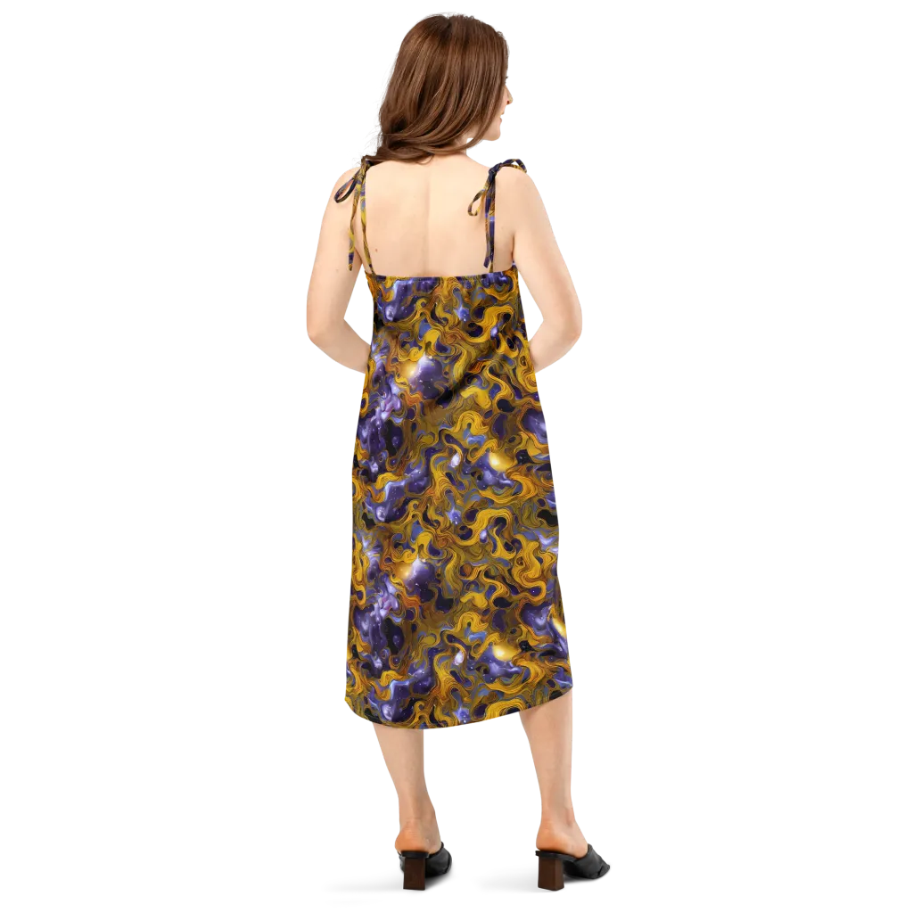 Aurum Eclipse on Slip Dress — Back
