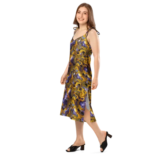 Aurum Eclipse on a Slip Dress
