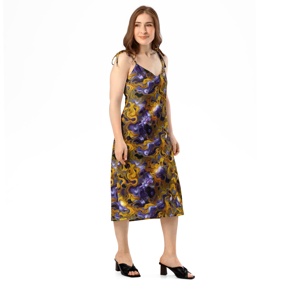 Aurum Eclipse on Slip Dress — Right Front