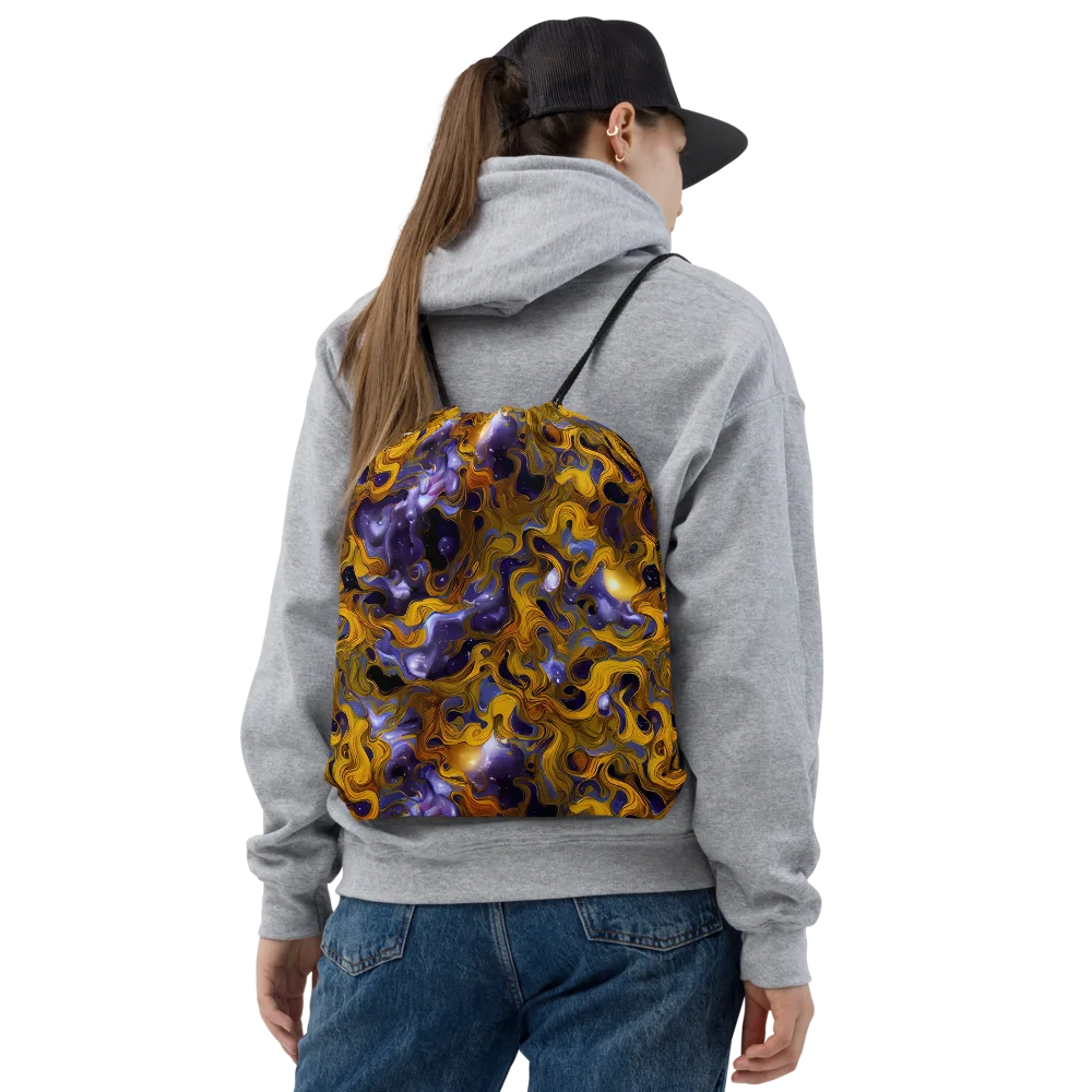 Aurum Eclipse on Drawstring Bag — Front