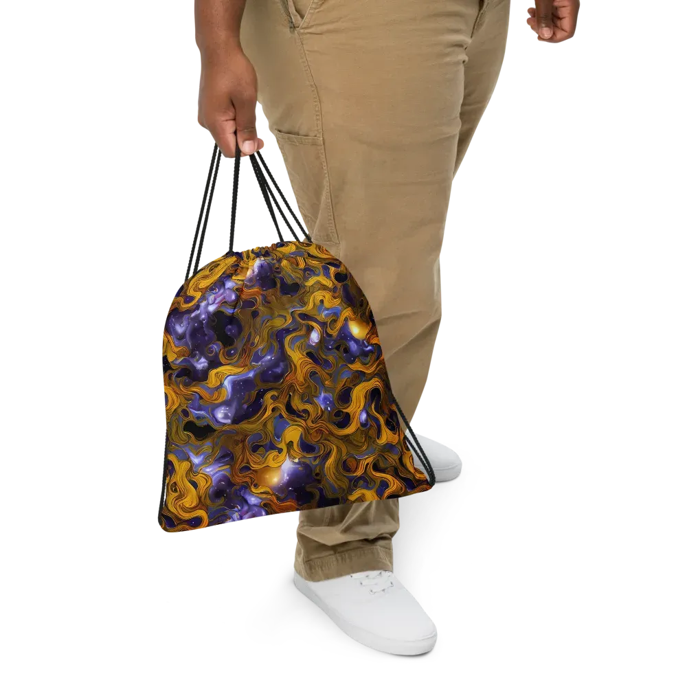 Aurum Eclipse on Drawstring Bag — Front