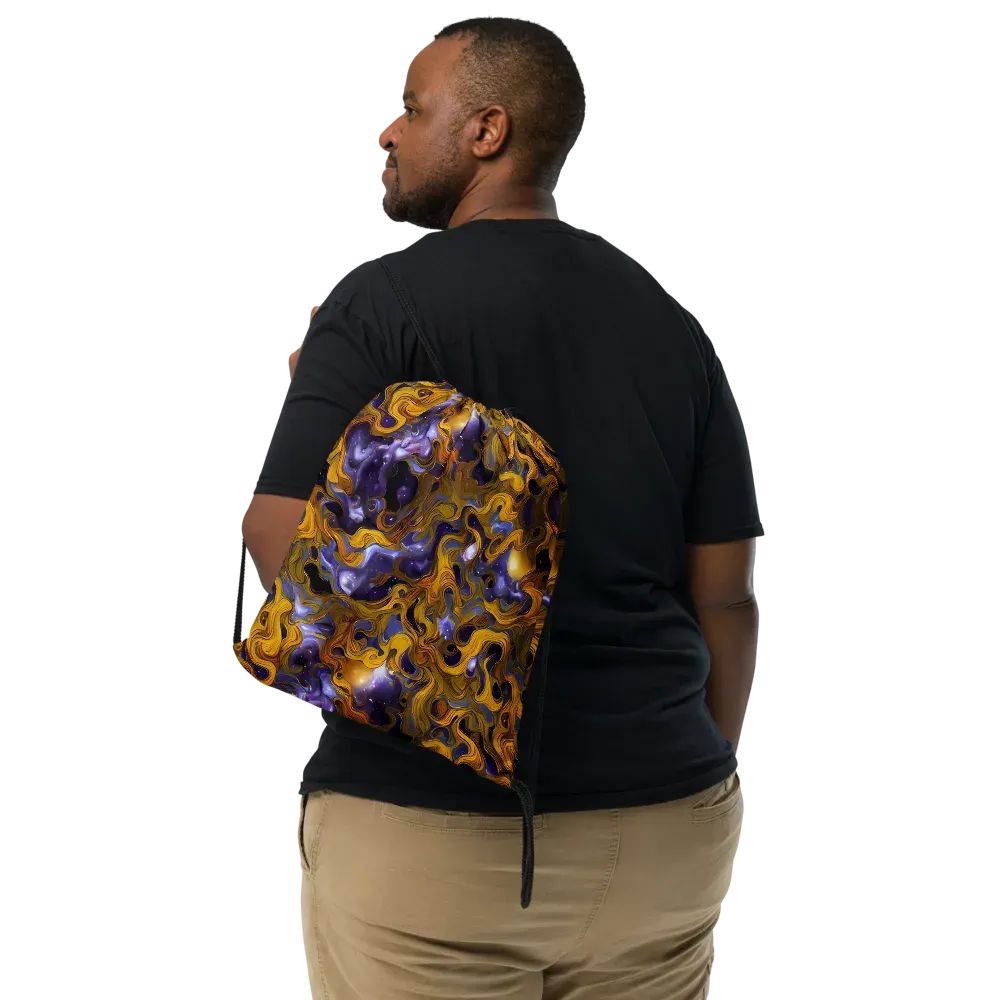 Aurum Eclipse on Drawstring Bag — Front