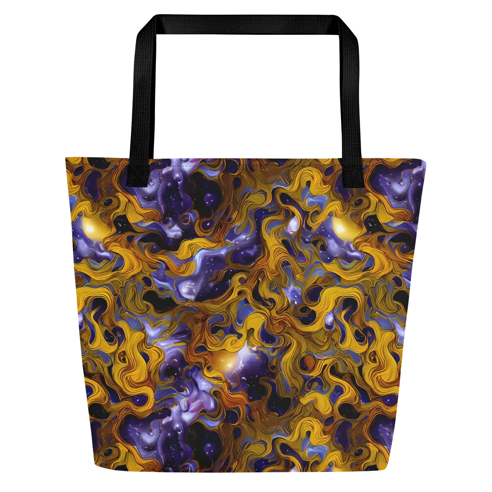 Aurum Eclipse on Large Tote Bag W/ Pocket — Front