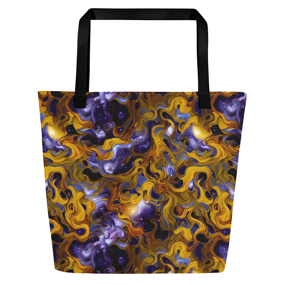 Aurum Eclipse on Large Tote Bag W/ Pocket — Front