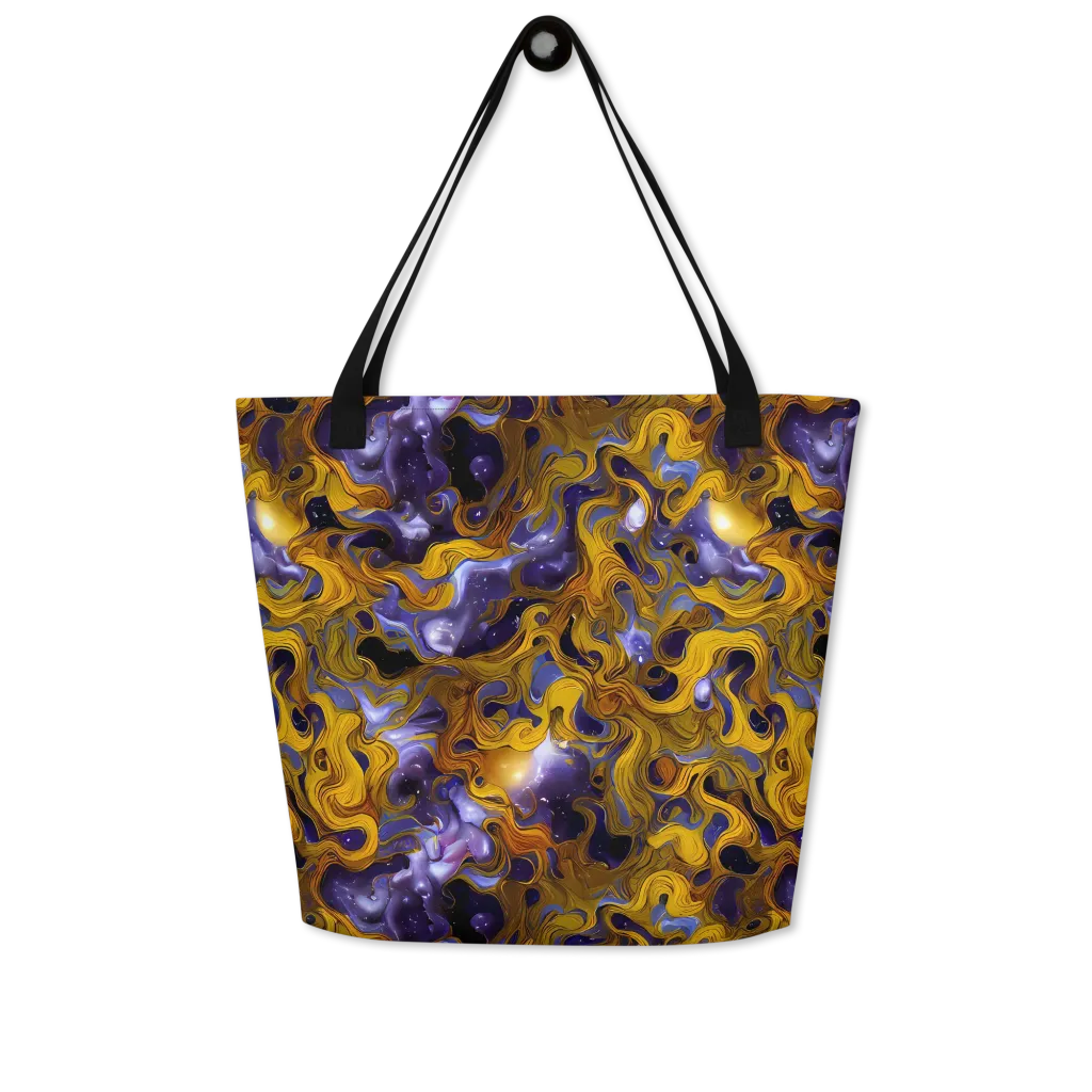 Aurum Eclipse on Large Tote Bag W/ Pocket — Front