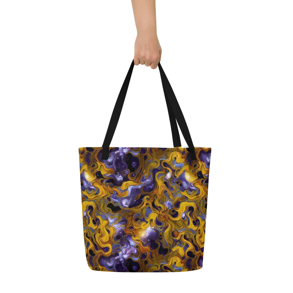 Aurum Eclipse on Large Tote Bag W/ Pocket — Front