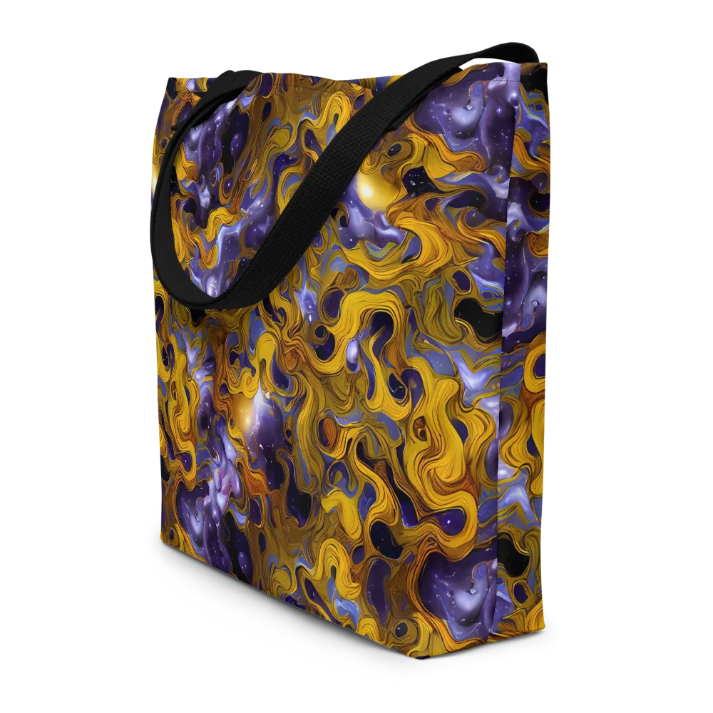Aurum Eclipse on Large Tote Bag W/ Pocket — Front