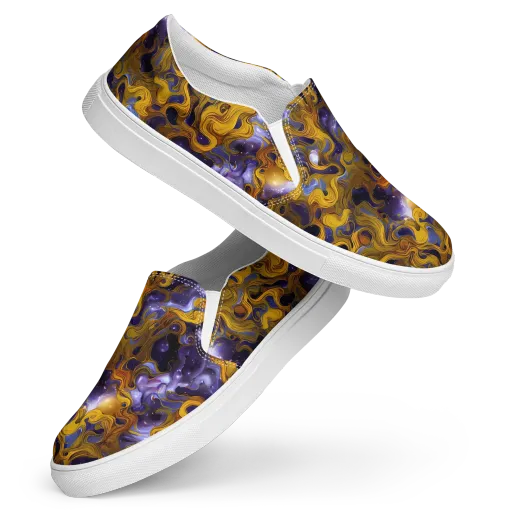 Aurum Eclipse on a Women's Slip-On Canvas Shoes