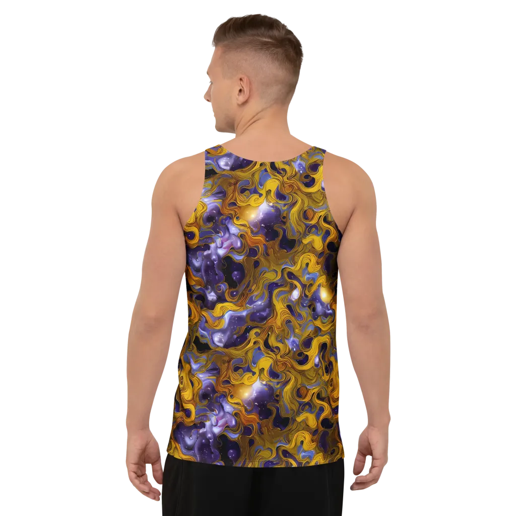 Aurum Eclipse on Men's Tank Top — Back