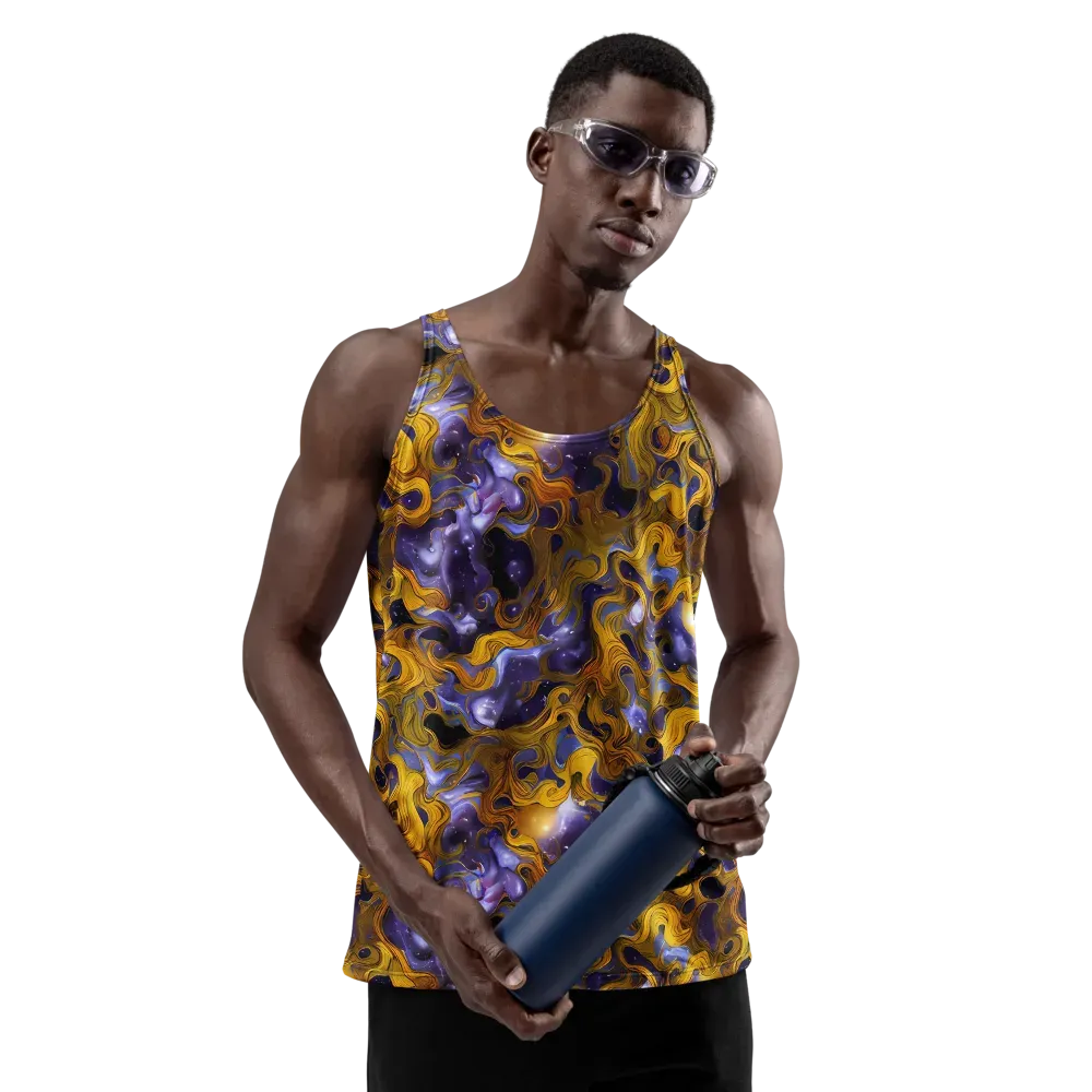 Aurum Eclipse on Men's Tank Top — Front