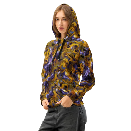 Aurum Eclipse on a Cotton Hoodie