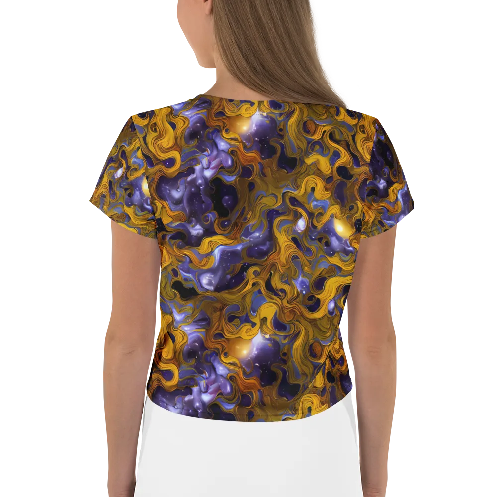 Aurum Eclipse on Crop Tee — Back