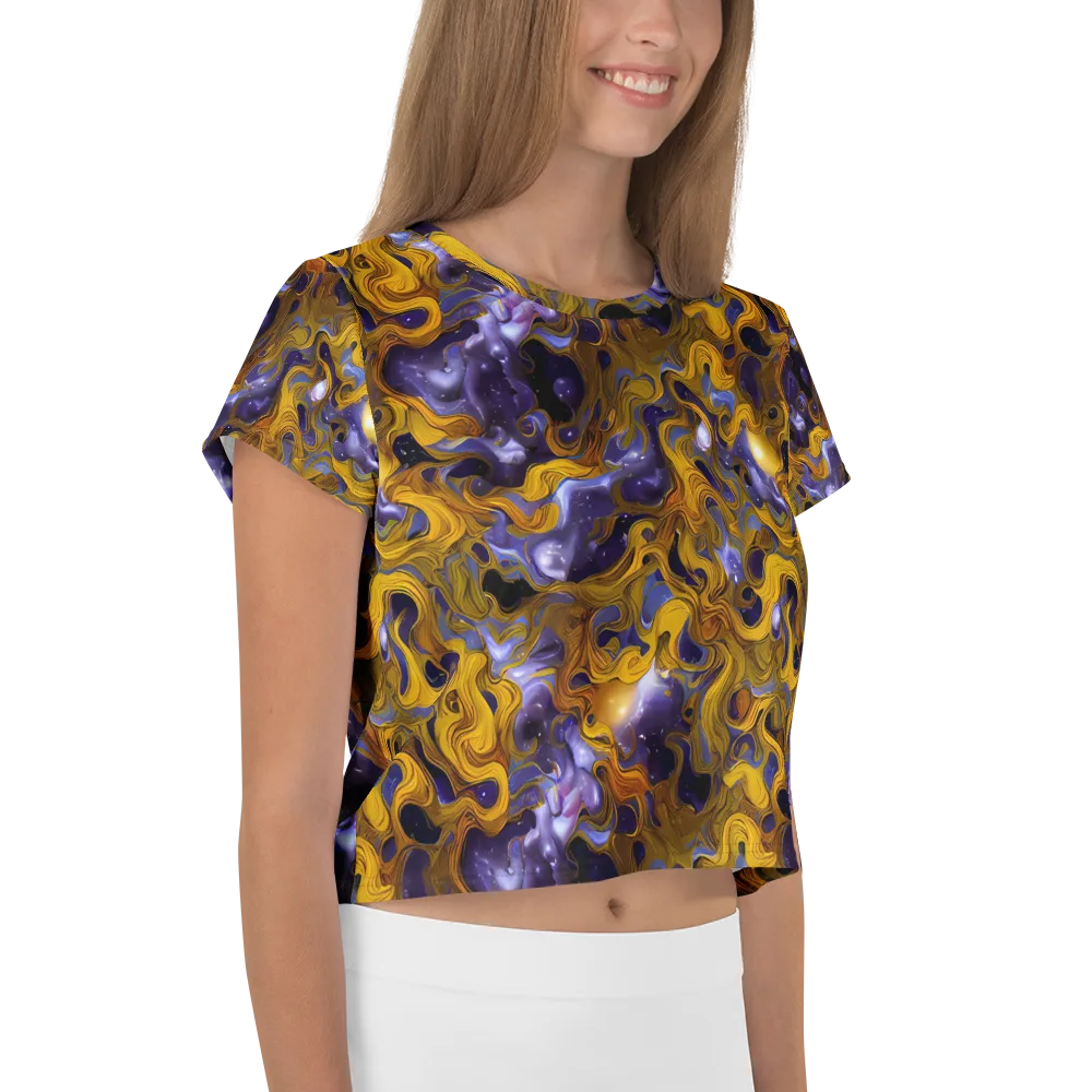 Aurum Eclipse on Crop Tee — Right