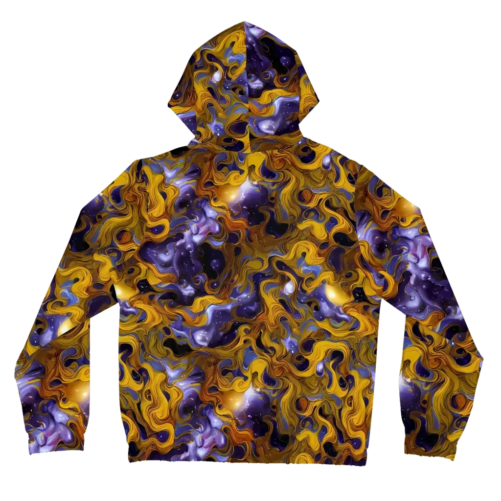 Aurum Eclipse on Women's Full-Zip Hoodie — Back