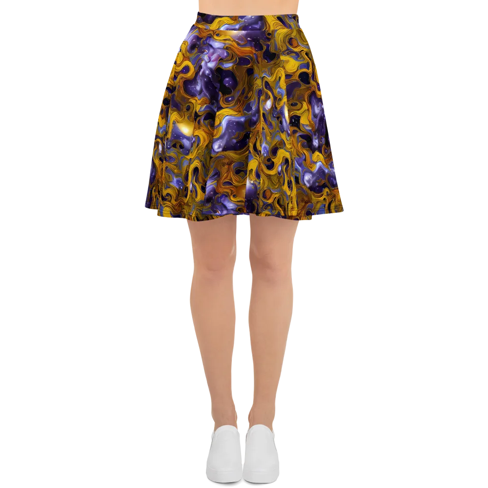 Aurum Eclipse on Skater Skirt — Front