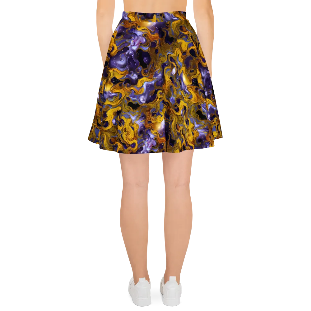Aurum Eclipse on Skater Skirt — Back