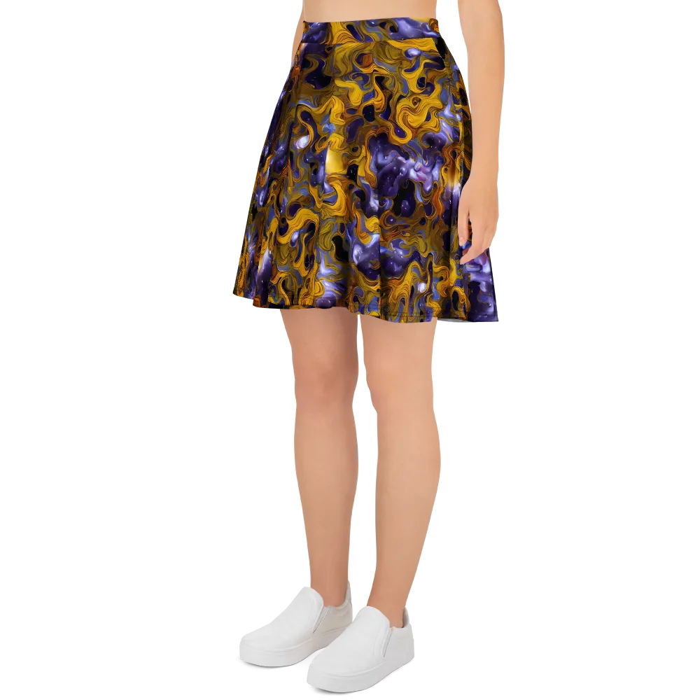 Aurum Eclipse on Skater Skirt — Left