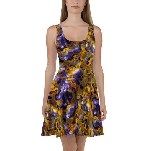 Aurum Eclipse on a Skater Dress