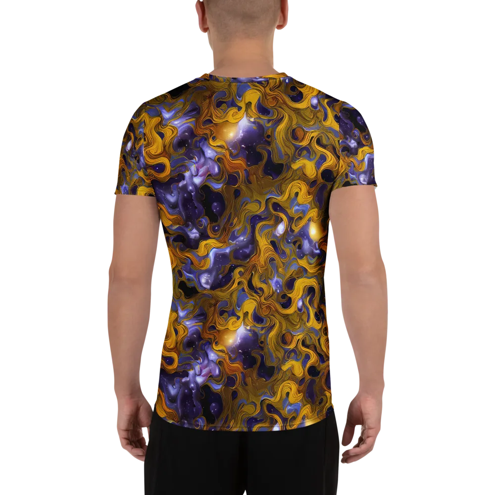 Aurum Eclipse on Men's Athletic T-Shirt — Back