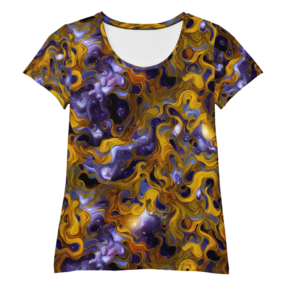 Aurum Eclipse on Women's Athletic T-Shirt — Front