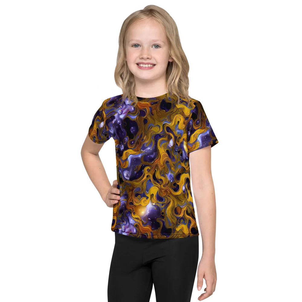 Aurum Eclipse on Kids Crew Neck T-Shirt — Front