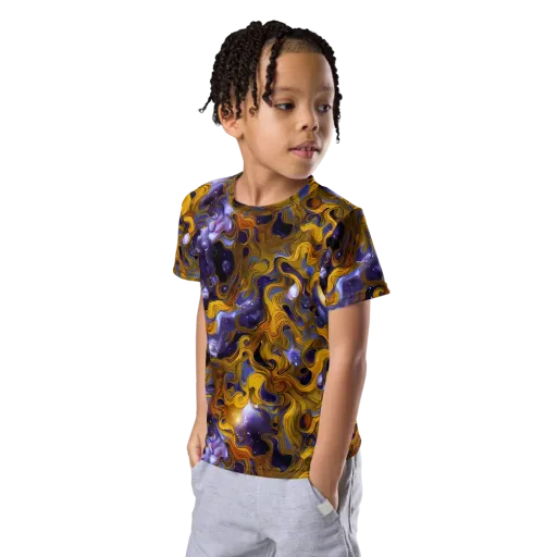 Aurum Eclipse on a Kids Crew Neck T-Shirt