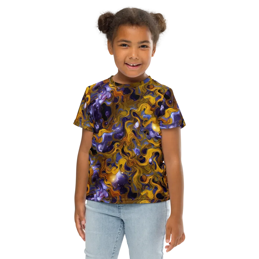 Aurum Eclipse on Kids Crew Neck T-Shirt — Front