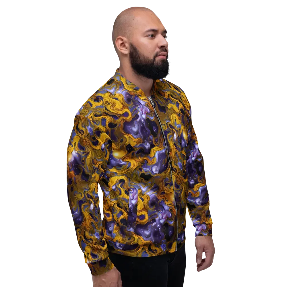 Aurum Eclipse on Bomber Jacket — Right
