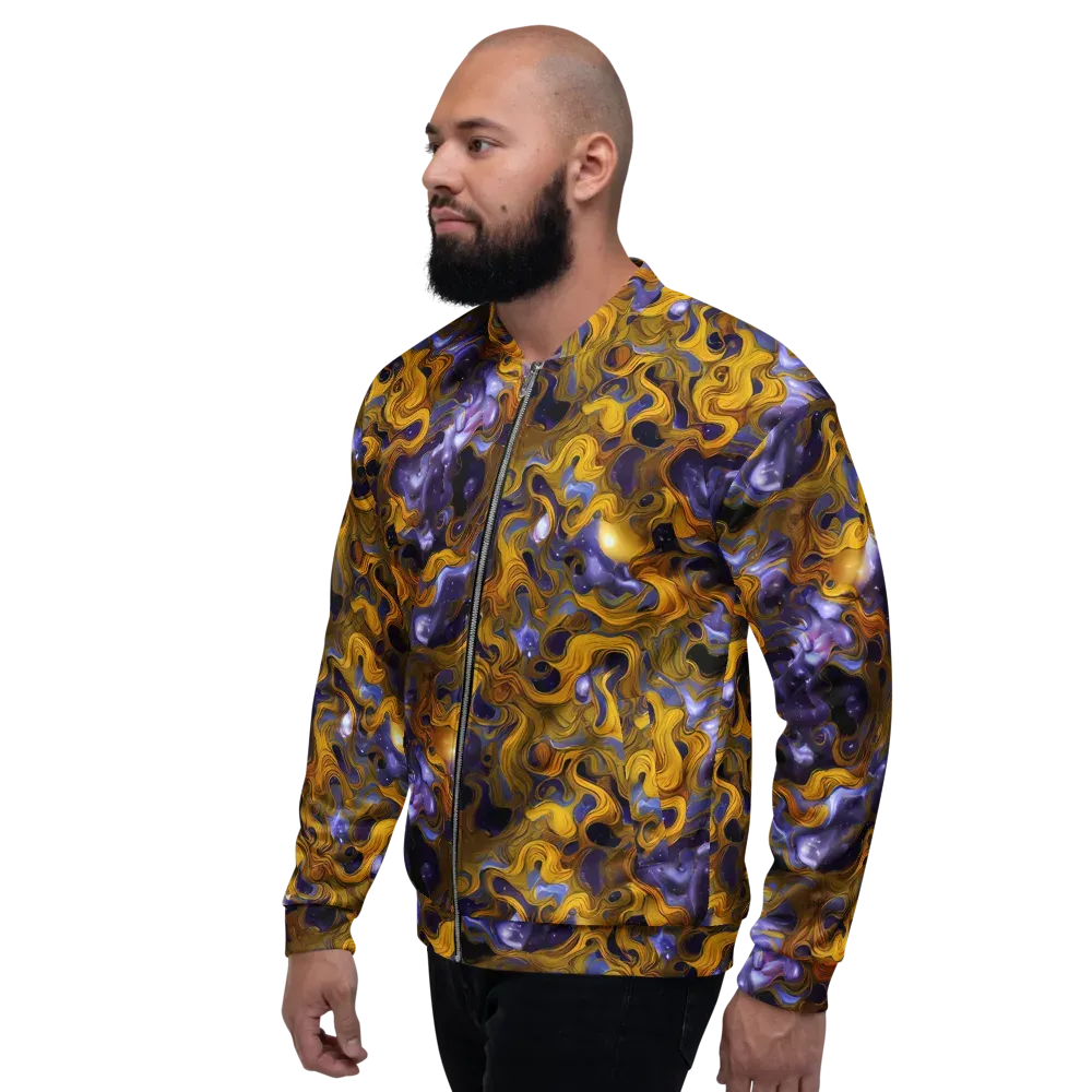 Aurum Eclipse on Bomber Jacket — Left