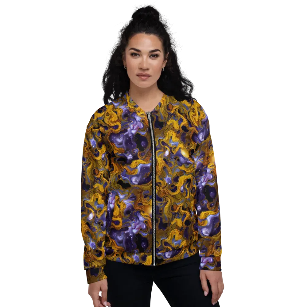 Aurum Eclipse on Bomber Jacket — Front